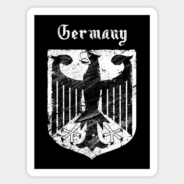 Germany Coat of arms-Black eagle-Bundeswappen Magnet by StabbedHeart